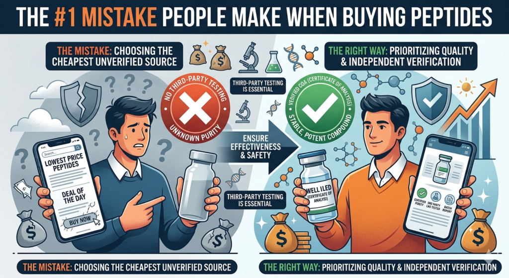 The #1 Mistake People Make When Buying Peptides