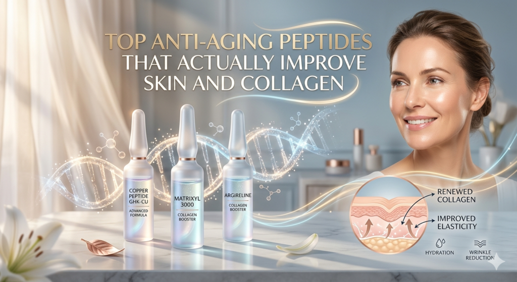Top Anti-Aging Peptides That Actually Improve Skin and Collagen
